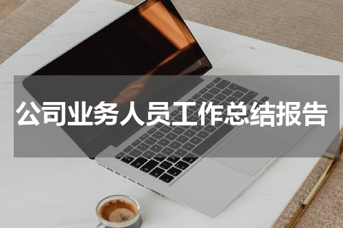 公司业务人员工作总结报告