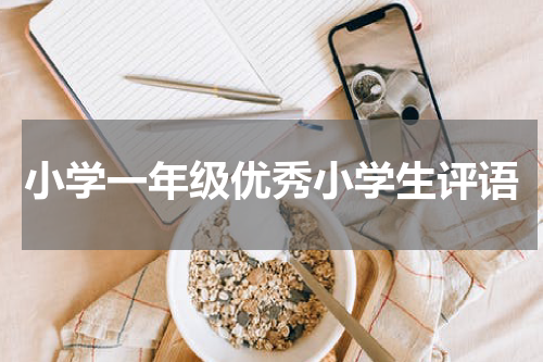 小学一年级优秀小学生评语