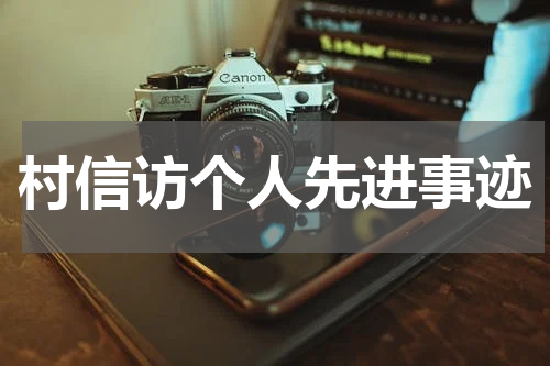 村信访个人先进事迹