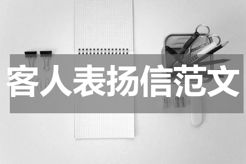 客人表扬信范文