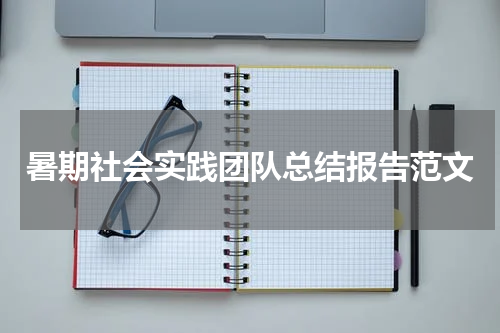 暑期社会实践团队总结报告范文