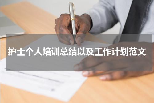 护士个人培训总结以及工作计划范文
