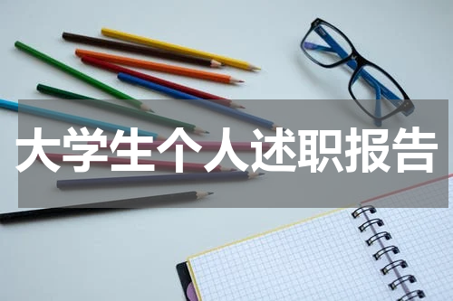 大学生个人述职报告
