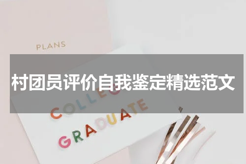村团员评价自我鉴定精选范文