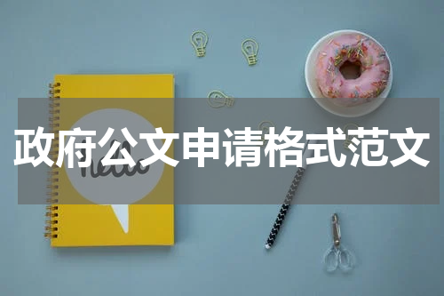 政府公文申请格式范文