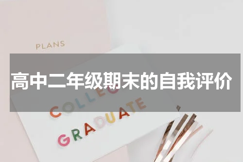 高中二年级期末的自我评价