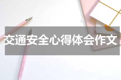 交通安全心得体会作文
