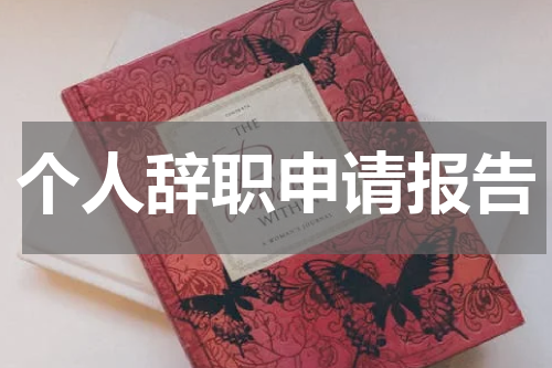 个人辞职申请报告