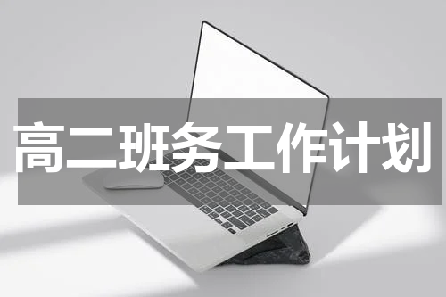 高二班务工作计划