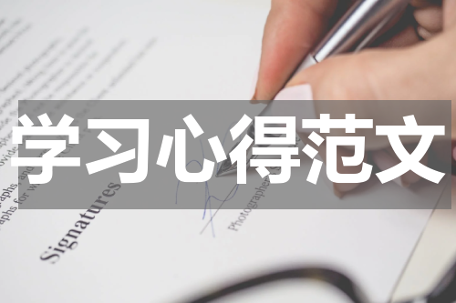 学习心得范文