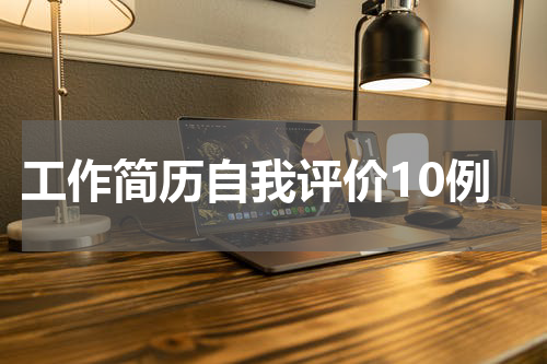 工作简历自我评价10例
