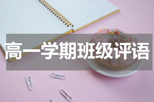 高一学期班级评语