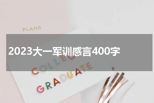 2023大一军训感言400字