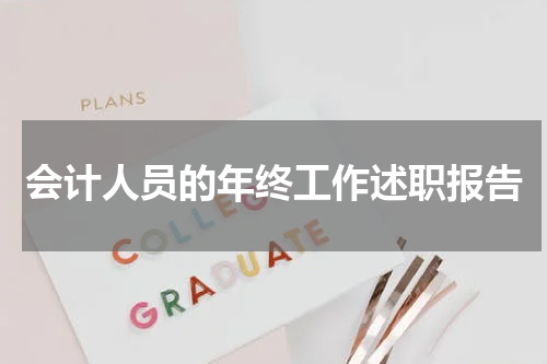 会计人员的年终工作述职报告