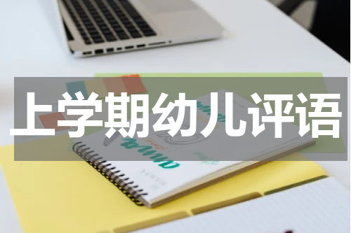 上学期幼儿评语
