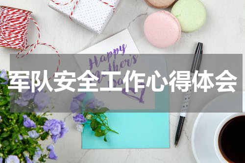 军队安全工作心得体会