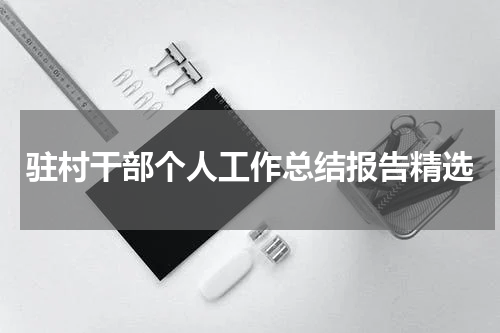 驻村干部个人工作总结报告精选
