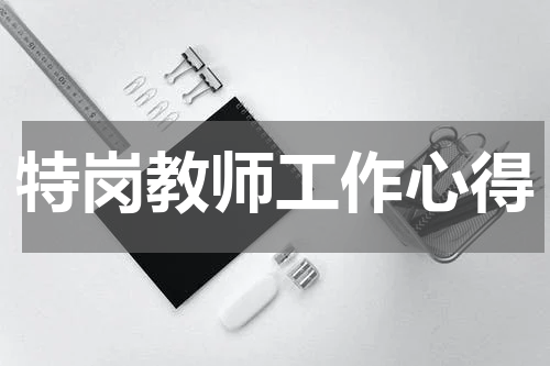 特岗教师工作心得