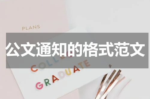 公文通知的格式范文
