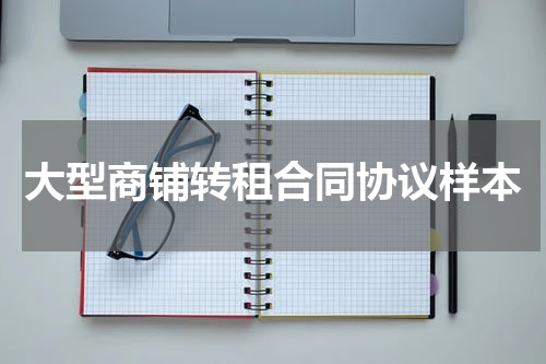 大型商铺转租合同协议样本