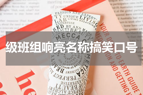级班组响亮名称搞笑口号