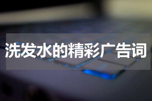 洗发水的精彩广告词