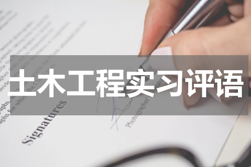 土木工程实习评语