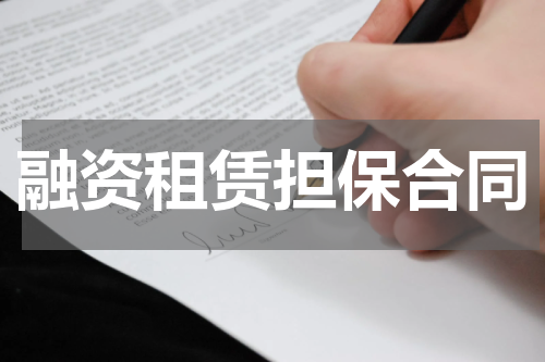 融资租赁担保合同