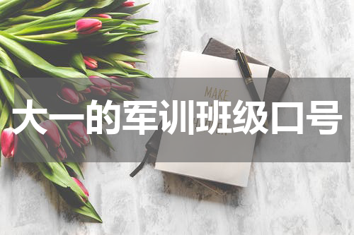 大一的军训班级口号