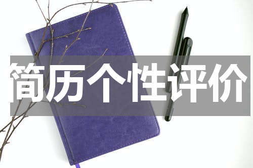 简历个性评价