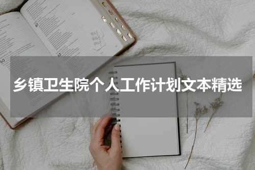 乡镇卫生院个人工作计划文本精选