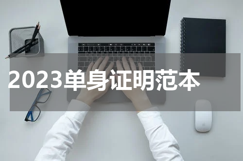 2023单身证明范本