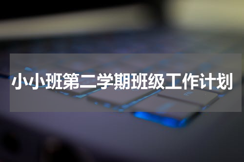 小小班第二学期班级工作计划