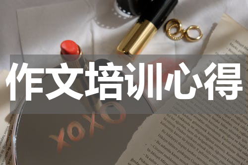 作文培训心得