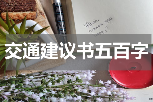 交通建议书五百字