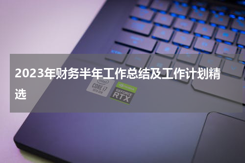 2023年财务半年工作总结及工作计划精选