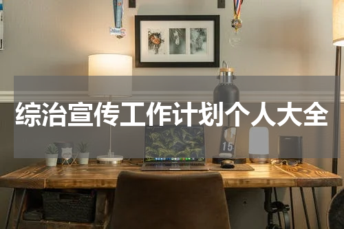 综治宣传工作计划个人大全