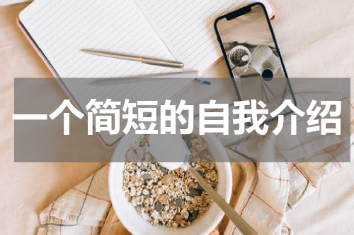 一个简短的自我介绍
