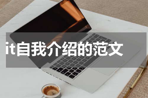 it自我介绍的范文