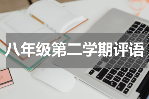 八年级第二学期评语