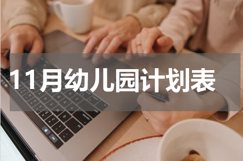 11月幼儿园计划表