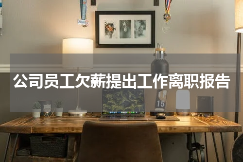 公司员工欠薪提出工作离职报告