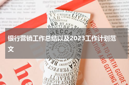 银行营销工作总结以及2023工作计划范文