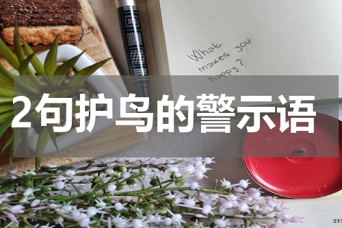 2句护鸟的警示语