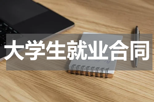大学生就业合同