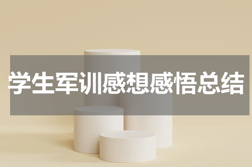 学生军训感想感悟总结