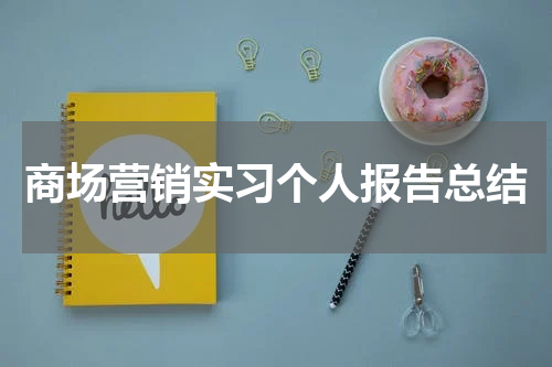 商场营销实习个人报告总结