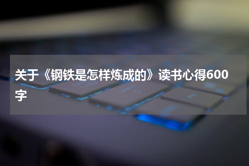 关于《钢铁是怎样炼成的》读书心得600字