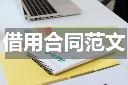 借用合同范文