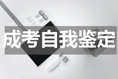 成考自我鉴定